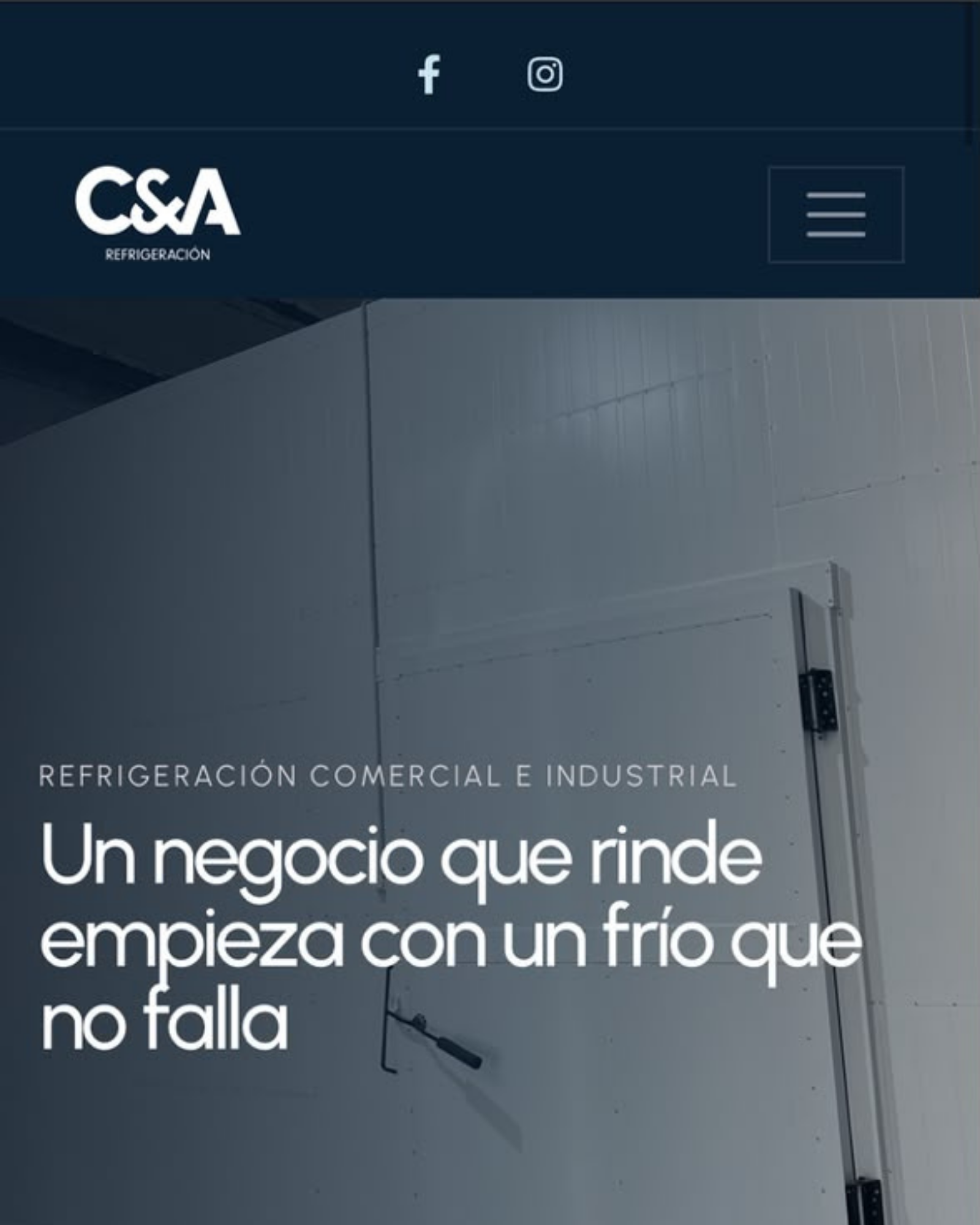 Vista previa del proyecto C&A Refrigeración